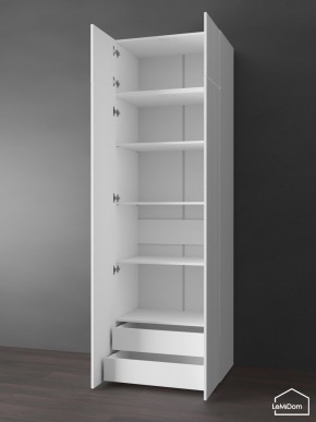 Шкаф с антресолью Linnea MHR-2POA-4 2450х800х510 (Белый-М 11.1.2) в Нягани - nyagan.ok-mebel.com | фото 5