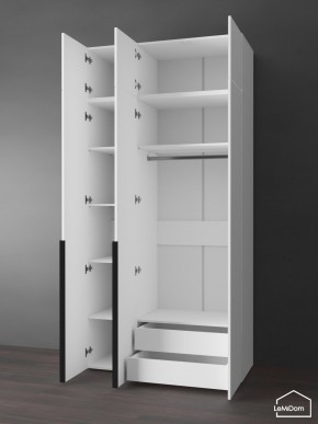 Шкаф с антресолью Linnea MHR-3A-2 2450х1200х510 (Белый-М 11.1.1) в Нягани - nyagan.ok-mebel.com | фото 5