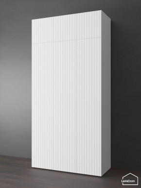 Шкаф с антресолью Linnea MHR-3POA-2 2450х1200х510 (Белый-М 11.1.2) в Нягани - nyagan.ok-mebel.com | фото