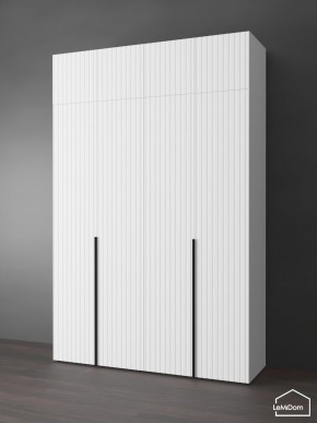Шкаф с антресолью Linnea MHR-4A-2 2450х1600х510 (Белый-М 11.1.2) в Нягани - nyagan.ok-mebel.com | фото