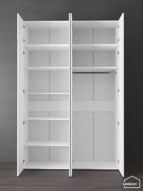Шкаф с антресолью Linnea MHR-4POA-1 2450х1600х510 (Белый-М 11.1.1) в Нягани - nyagan.ok-mebel.com | фото 4
