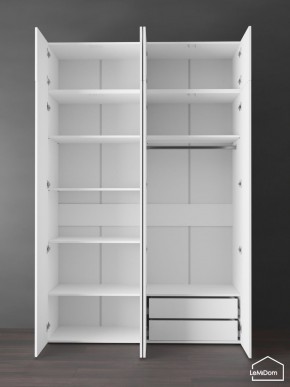 Шкаф с антресолью Linnea MHR-4POA-2 2450х1600х510 (Белый-М 11.1.1) в Нягани - nyagan.ok-mebel.com | фото 5
