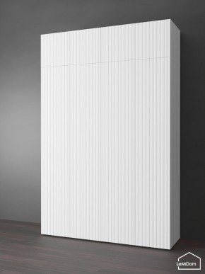 Шкаф с антресолью Linnea MHR-4POA-2 2450х1600х510 (Белый-М 11.1.2) в Нягани - nyagan.ok-mebel.com | фото