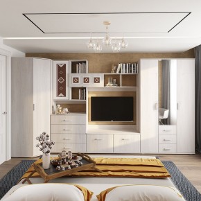 Шкаф угловой Белла (Ясень белый) в Нягани - nyagan.ok-mebel.com | фото 3