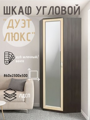 Шкаф угловой Дуэт Люкс с зеркалом в Нягани - nyagan.ok-mebel.com | фото 5