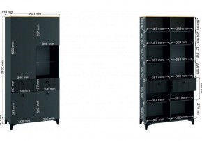 Шкаф-витрина Ника в Нягани - nyagan.ok-mebel.com | фото 3