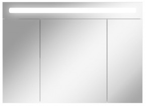 Шкаф-зеркало Аврора 100 с подсветкой LED Домино (DV8012HZ) в Нягани - nyagan.ok-mebel.com | фото