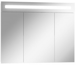 Шкаф-зеркало Аврора 90 с подсветкой LED Домино (DV8011HZ) в Нягани - nyagan.ok-mebel.com | фото 1