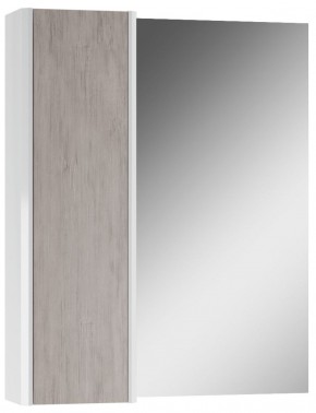 Шкаф-зеркало Uno 60 Дуб серый левый/правый Домино (DU1503HZ) в Нягани - nyagan.ok-mebel.com | фото 2