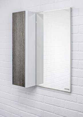 Шкаф-зеркало Uno 60 Дуб серый левый/правый Домино (DU1503HZ) в Нягани - nyagan.ok-mebel.com | фото 8