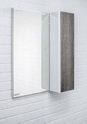 Шкаф-зеркало Uno 60 Дуб серый левый/правый Домино (DU1503HZ) в Нягани - nyagan.ok-mebel.com | фото 9