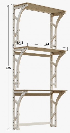 Система  хранения  Конструктор Арт. СХ3-1 в Нягани - nyagan.ok-mebel.com | фото 2