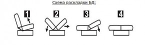 СОФИЯ ЛЮКС Диван БД (пруж.блок) в Нягани - nyagan.ok-mebel.com | фото 6