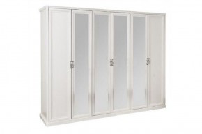 Спальня Мишель 6-ти ств (белый матовый/экокожа) в Нягани - nyagan.ok-mebel.com | фото 2