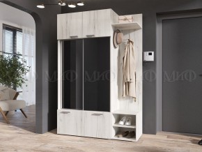 СТЕЛЛА Прихожая (ЛДСП) дуб крафт белый в Нягани - nyagan.ok-mebel.com | фото 2