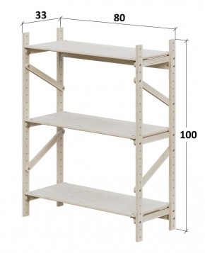 Стеллаж Конструктор Арт.С1000-1 в Нягани - nyagan.ok-mebel.com | фото 2