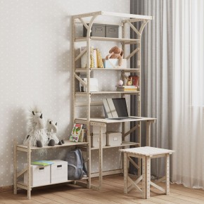 Стеллаж+стол со стойкой Конструктор Арт.СRСт2-1 в Нягани - nyagan.ok-mebel.com | фото 4
