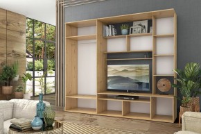Стенка Алегро (СТЛ.111.03) Дуб дикий/Белый в Нягани - nyagan.ok-mebel.com | фото 2