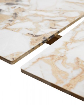 Стол ACERRA NEW 160 GLOSS GRAND JADE SOLID CERAMIC/ каркас цвета шампань, ®DISAUR в Нягани - nyagan.ok-mebel.com | фото 8