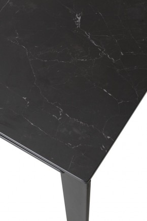 Стол CORNER 120 MATT BLACK MARBLE SOLID CERAMIC / BLACK, ®DISAUR в Нягани - nyagan.ok-mebel.com | фото 5