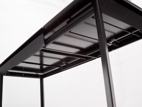 Стол CREMONA 140 HIGH GLOSS STATUARIO Белый мрамор глянцевый, керамика/ черный каркас, ®DISAUR в Нягани - nyagan.ok-mebel.com | фото 6