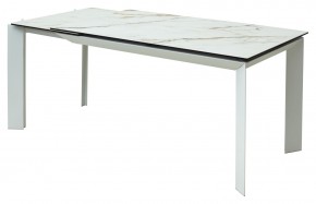 Стол CREMONA 160 KL-188 Контрастный мрамор / белый каркас, ®DISAUR в Нягани - nyagan.ok-mebel.com | фото 7