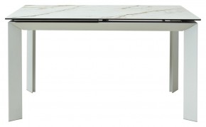 Стол CREMONA 160 KL-188 Контрастный мрамор / белый каркас, ®DISAUR в Нягани - nyagan.ok-mebel.com | фото 5