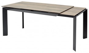 Стол CREMONA 180 KL-61 Под дерево, итальянская керамика / черный каркас, ®DISAUR в Нягани - nyagan.ok-mebel.com | фото 7