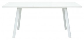 Стол ФИН 120 Белый, стекло/ Белый каркас М-City в Нягани - nyagan.ok-mebel.com | фото 2