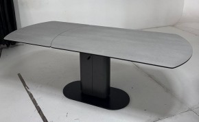 Стол KAI 140 TL-58 поворотная система раскладки, испанская керамика / Темно-серый / Черный, ®DISAUR в Нягани - nyagan.ok-mebel.com | фото 4