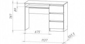 НИЦЦА-11 Стол компьютерный (НЦ.11) в Нягани - nyagan.ok-mebel.com | фото 3