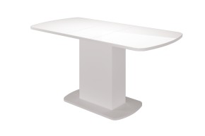 Стол обеденный Соренто 2 раздвижной (Белый) в Нягани - nyagan.ok-mebel.com | фото 1