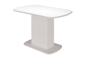 Стол обеденный Соренто (Белый глянец) в Нягани - nyagan.ok-mebel.com | фото 2