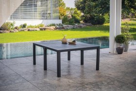 Стол раскладной Джули (Julie Double table 2 configurations) Графит в Нягани - nyagan.ok-mebel.com | фото 2