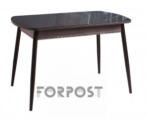 Стол раздвижной со стеклянной столешницей (BLACK, WHITE) в Нягани - nyagan.ok-mebel.com | фото