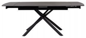 Стол RIVOLI 140 MATT BLACK MARBLE SOLID CERAMIC / BLACK, ®DISAUR в Нягани - nyagan.ok-mebel.com | фото 2