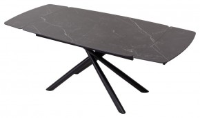 Стол RIVOLI 140 MATT BLACK MARBLE SOLID CERAMIC / BLACK, ®DISAUR в Нягани - nyagan.ok-mebel.com | фото 3