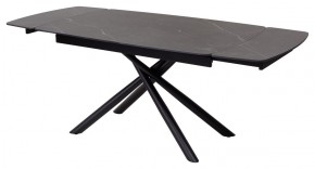 Стол RIVOLI 140 MATT BLACK MARBLE SOLID CERAMIC / BLACK, ®DISAUR в Нягани - nyagan.ok-mebel.com | фото 7