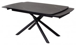 Стол RIVOLI 140 MATT BLACK MARBLE SOLID CERAMIC / BLACK, ®DISAUR в Нягани - nyagan.ok-mebel.com | фото 8