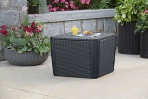 Стол-сундук Лузон Плюс (Luzon Plus Flat Wicker), графит в Нягани - nyagan.ok-mebel.com | фото