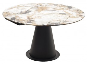 Стол TERAMO 135 GLOSS GRAND JADE SOLID CERAMIC, керамика, поворотн.механизм / Черный каркас, ®DISAUR в Нягани - nyagan.ok-mebel.com | фото 15