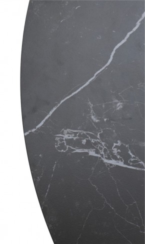 Стол TERNI 120 MATT BLACK MARBLE SOLID CERAMIC Черный мрамор матовый, керамика /Черн.каркас, ®DISAUR в Нягани - nyagan.ok-mebel.com | фото 9