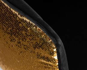 Стул барный DOBRIN DARCY GOLD SHINY, черный велюр с золотыми пайетками в Нягани - nyagan.ok-mebel.com | фото 8