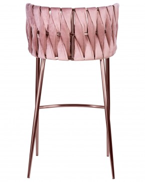 Стул барный DOBRIN EMMA ROSE GOLD, розовый велюр (VF-10) в Нягани - nyagan.ok-mebel.com | фото 5