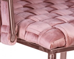 Стул барный DOBRIN EMMA ROSE GOLD, розовый велюр (VF-10) в Нягани - nyagan.ok-mebel.com | фото 7