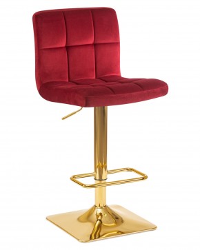 Стул барный DOBRIN GOLDIE, бордовый велюр (MJ9-43) в Нягани - nyagan.ok-mebel.com | фото