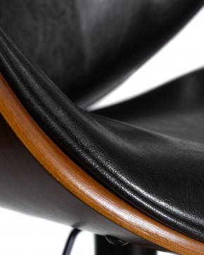 Стул барный DOBRIN JACK BLACK, цвет черный глянец PU ABD 002 в Нягани - nyagan.ok-mebel.com | фото 9