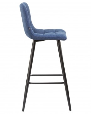 Стул барный DOBRIN NICOLE, черные матовые ножки, синяя ткань (UF860-14B) в Нягани - nyagan.ok-mebel.com | фото 3
