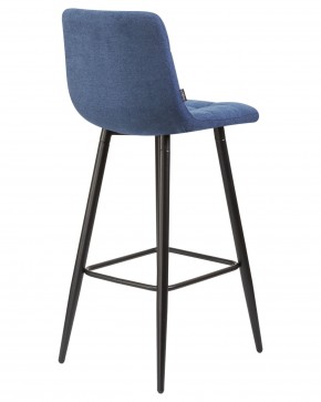 Стул барный DOBRIN NICOLE, черные матовые ножки, синяя ткань (UF860-14B) в Нягани - nyagan.ok-mebel.com | фото 4