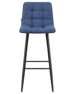 Стул барный DOBRIN NICOLE, черные матовые ножки, синяя ткань (UF860-14B) в Нягани - nyagan.ok-mebel.com | фото 6